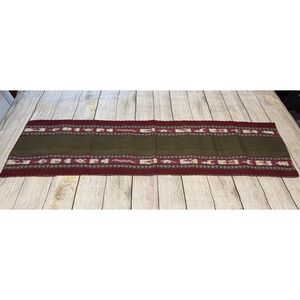 Gorgeous Wool Woven Southwest Native Reversible Table Runner 16" x 59" TubGB7